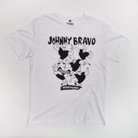 Polera Hombre  Jonny Bravo Blanco Cartoon Network