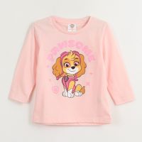 Polera Manga Larga Niña Pawsome Skye Rosado Paw Patrol