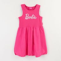 Vestido Sin Manga Niña Rosado Barbie Logo Barbie