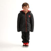 Parka Niño Spiderman Telarañas Negro Marvel