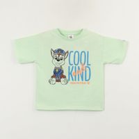 Polera Manga Corta Niño Verde Chase Cool & Kind Paw Patrol