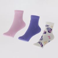 Tripack Calcetines Niña Rosado Full Print Minnie Disney