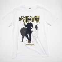 Polera Hombre  Jujutsu Kaisen  Wolf Blanco