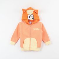 Polerón Cerrado Niño Orejas Café Bluey