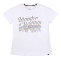 Polera Mujer Wonder Woman Fashion Blanco DC Comics
