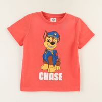 Polera Manga Corta Niño Rojo Chase Pose Paw Patrol