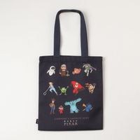 Totebag Niño Azul Full Personajes Pixar Disney