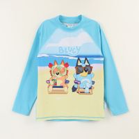 Polera UV Manga Larga Niño Celeste Playa Bingo & Bluey
