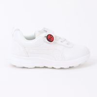 Zapatilla Escolar Niño Velcro Spiderman Web Blanco Marvel