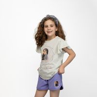 Polera Niña So Many Wish Gris Disney