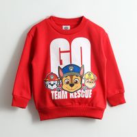 Polerón Cerrado Niño Go Team Rescue Rojo Paw Patrol