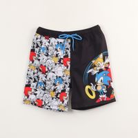 Traje de baño Niño Negro Personajes Sonic