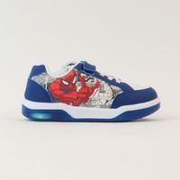Zapatillas Con Luces Niño Spiderman Comics Azul Marvel