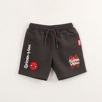Short Niño Gris Super Hero Spiderman Marvel