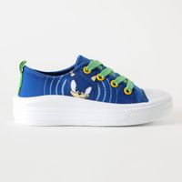 Zapatilla Lona Niño Sonido Azul Sonic