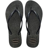 Sandalia Mujer Slim Gloss Negro Plata Havaianas
