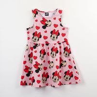 Vestido Niña Rosado Full Print Minnie Disney
