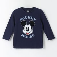 Polera Manga Larga Niño Mickey Mouse Azul Marino Disney