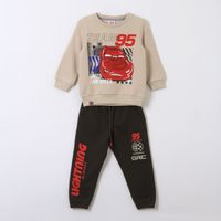 Conjunto Buzo Niño Team 95 Cars Beige Disney