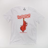 Polera Hombre  Cartoon Network La Vaca Y El Pollito Blanco