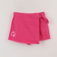 Falda Niña Rosado Denim Barbie