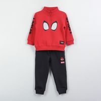 Conjunto Buzo Niño Print Spiderman Ojos Rojo Marvel
