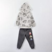 Conjunto Buzo Niño Full Print Friends Gris Paw Patrol