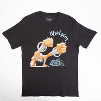 Polera Hombre Street Fighter Puños Negro