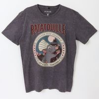 Polera Manga Corta Adulto Acero Remy Pixar Disney