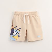 Short Cordón Niño Beige Friends Bluey