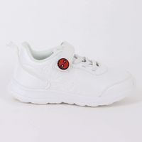 Zapatilla Escolar Niño Velcro Spiderman Blanco Marvel