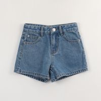 Short Niña Azul Denim Básico The Brands Club