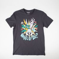 Polera Hombre Bugs Bunny Negro Looney Tunes