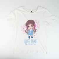 Polera Mujer  Fruits Basket  Girl Blanco