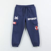 Pantalón de Buzo Niño Bolsillos Laterales Spidey Azul Marvel