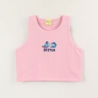 Polera Sin Manga Niña Rosa Peto Lilo & Stitch Disney