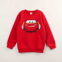Polerón Cerrado Niño Rayo McQueen Cars Rojo Disney
