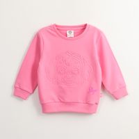 Poleron Cerrado Niña Skye Relieve Emboss Rosado Paw Patrol