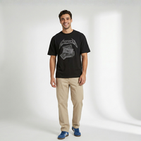 Polera Manga Corta Hombre Cassete Negro Metallica