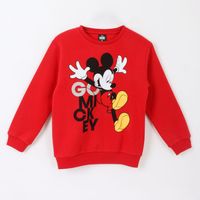 Polerón Cerrado Niño Mickey Mouse Saltando Rojo Disney