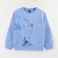 Poleron Cerrado Niña Celeste Lineal Minnie Disney