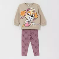 Conjunto Niña Skye Jump Beige Paw Patrol