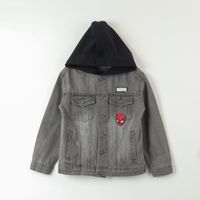 Chaqueta Denim Niño Spiderman Espalda Azul Marvel