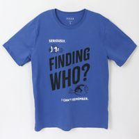 Polera Manga Corta Adulto Azul Doris Pixar Disney