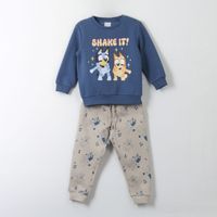 Conjunto Buzo Niño Shake it Azul Bingo & Bluey