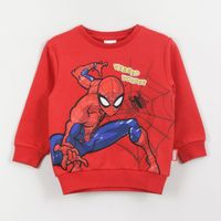 Poleron Cerrado Niño Rojo Webbed Wonder Spiderman Marvel