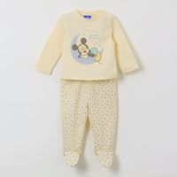 Pijama Manga Larga Niño Sweet Dreams Mickey Amarillo Disney