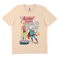 Polera Hombre Action Comics Damasco Dc Comics