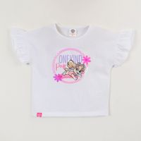 Polera Manga Corta Niña Blanco Skye One Kind Pup Paw Patrol