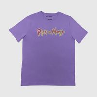 Polera Hombre Soft Morado Rick and Morty